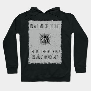 George Orwell In The Time Of Deceit T-shirt Hoodie